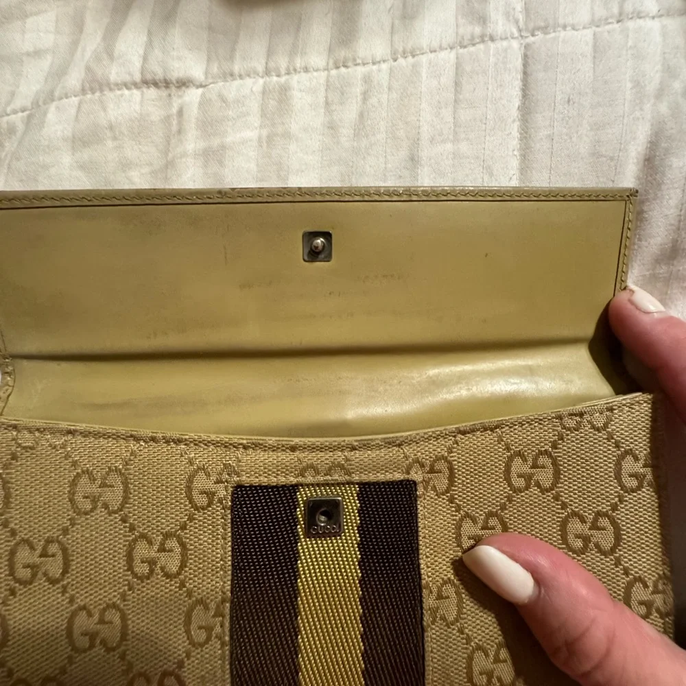 Gucci Jackie Beige Long Wallet Pre Loved See Pictures - Picture 7 of 16